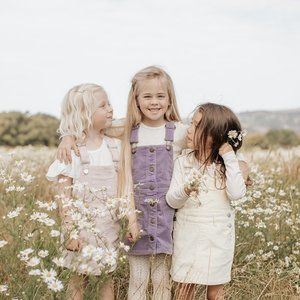 Jamie Kay Grace Amethyst Corduroy Overall Dress